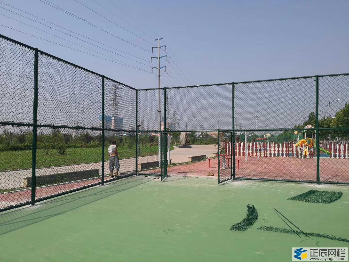 籃球場(chǎng)圍網(wǎng)效果圖